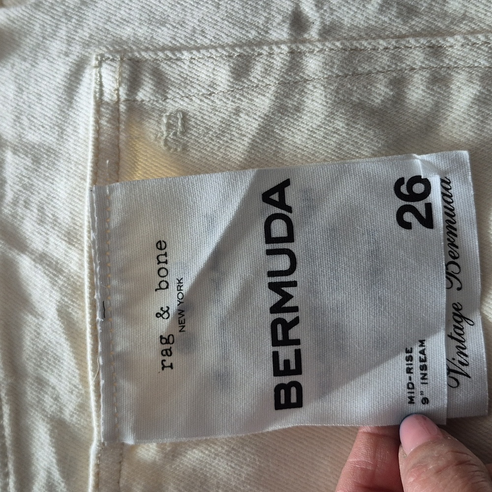 RAG & BONE  Vintage  Bermuda Shoets Sz.26 NWT - Picture 9 of 14